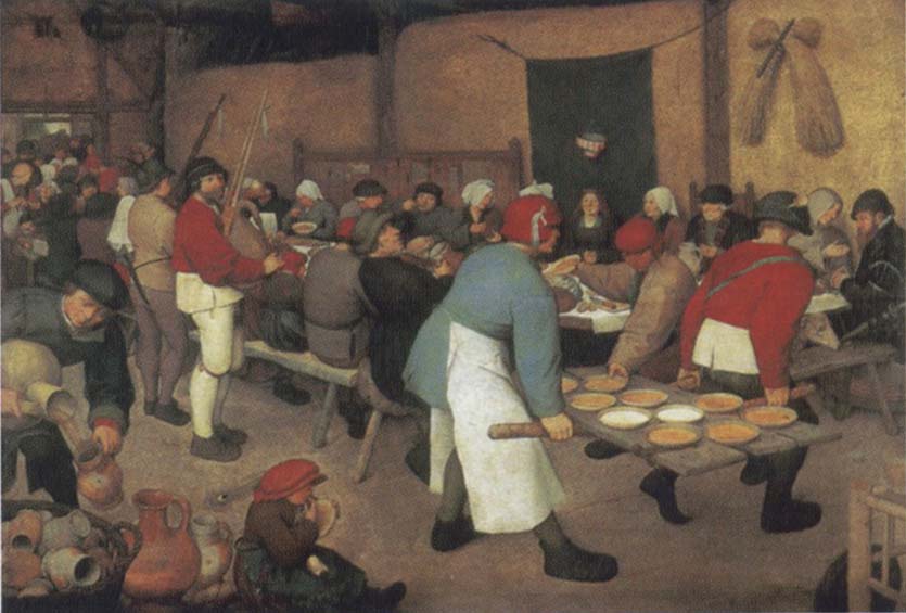 BRUEGEL, Pieter the Elder Peasant Wedding